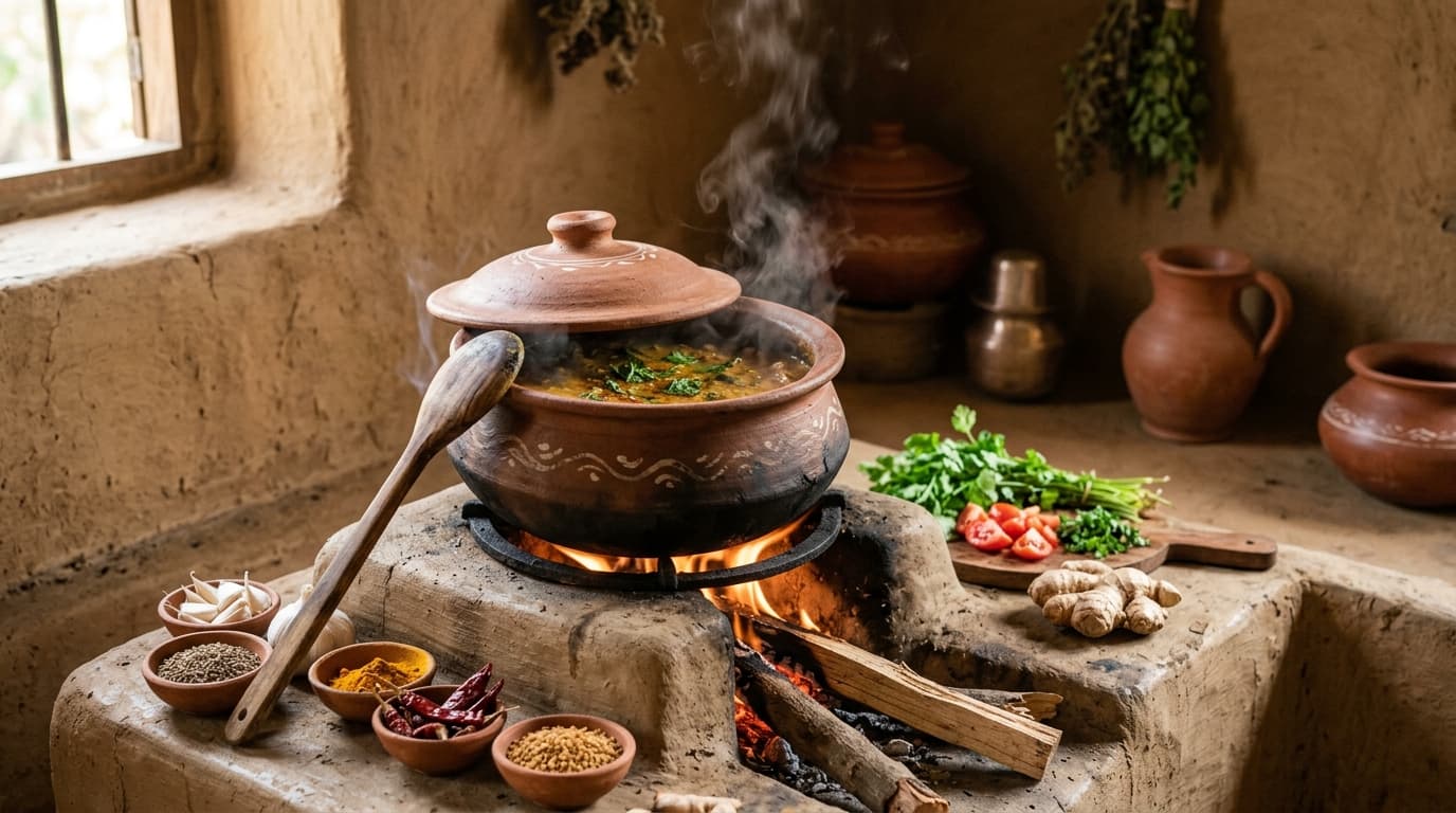Cooking in Terracotta Clay Pots: 100% Nutrient Retention & Natural Alkaline Balance