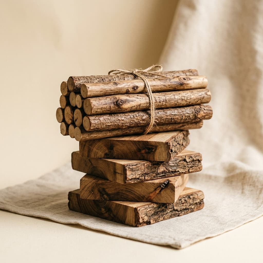 Handcrafted Wooden Mortar & Pestle (Khodani)