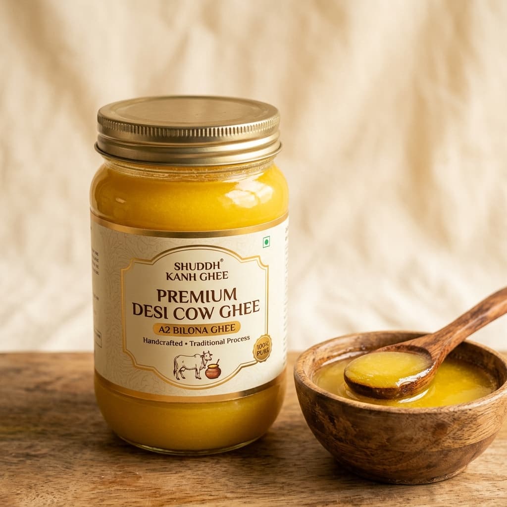 Pure A2 Gir Cow Bilona Ghee (500ml)